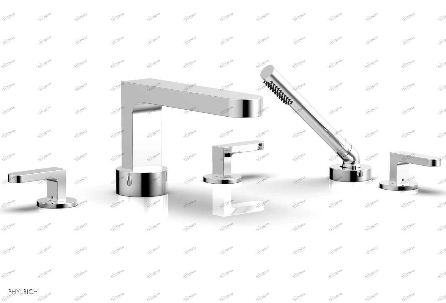 Смеситель для ванны ROND Phylrich  183-49-026 Хромированный 