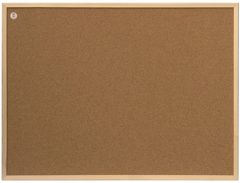 91077472 Доска пробковая 80x60 см, деревянная рамка, 2x3 Eco, (Польша), Tc86/c STLM-0472040