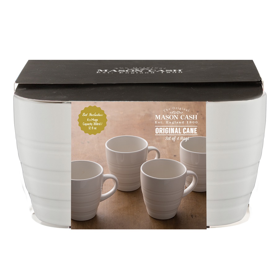2001.690 Набор кружек original cane 4 шт кремовый 350 мл Mason Cash  - Вид №5