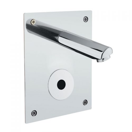 2530 Idral Скрытый настенный электронный смеситель для раковины серии ONE с инфракрасным датчиком и изливом. Работает от батареи 