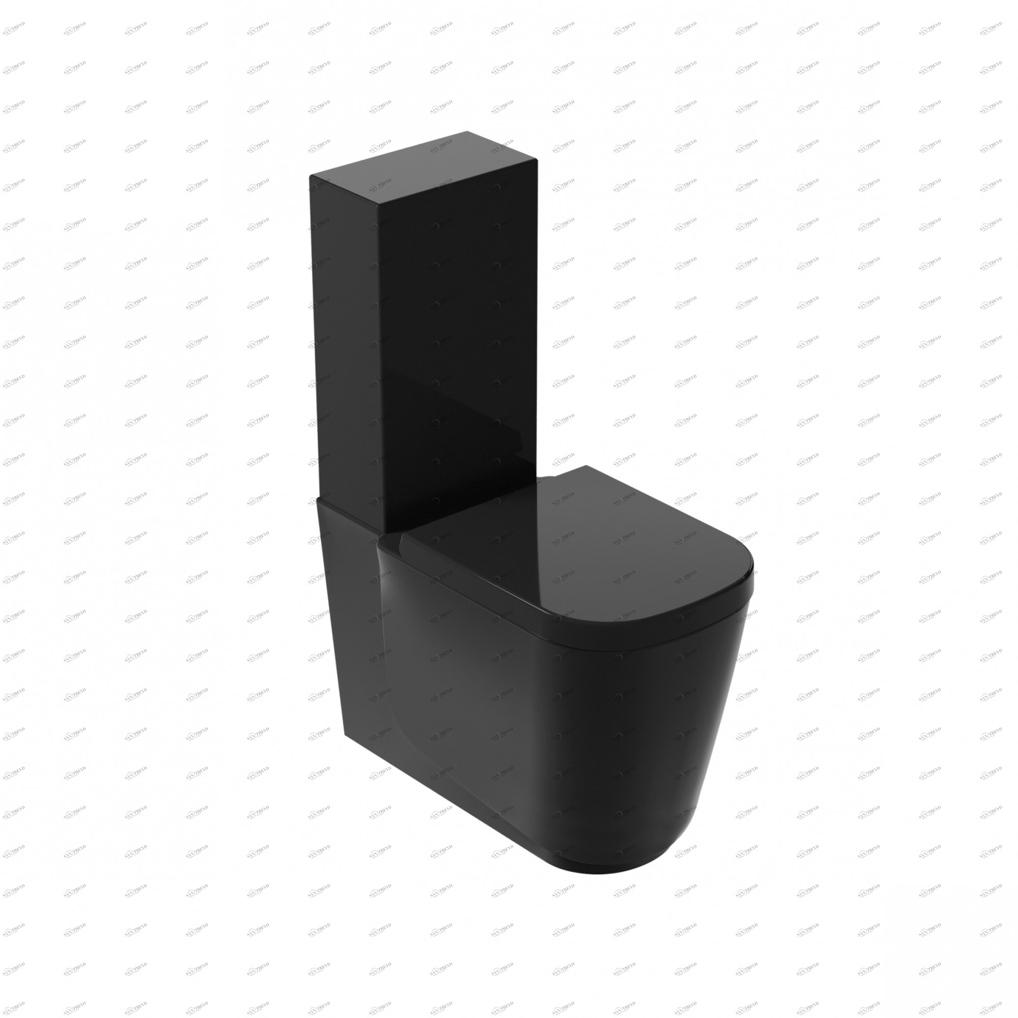 5413NE Компакт унитаз с бачком Черный Galassia MEG11 Италия