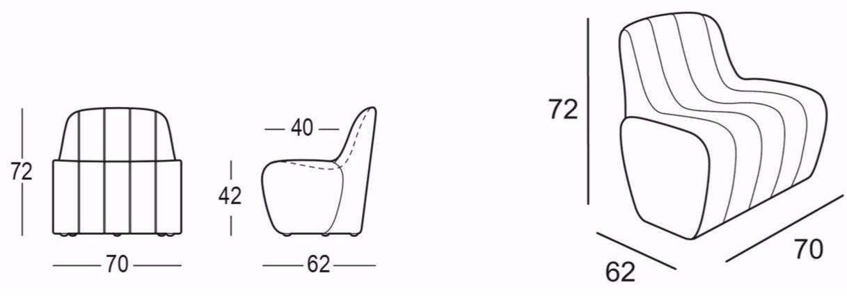 Plust Светящееся садовое кресло из полиэтилена Jetlag sun-id-1449189 - Вид №2