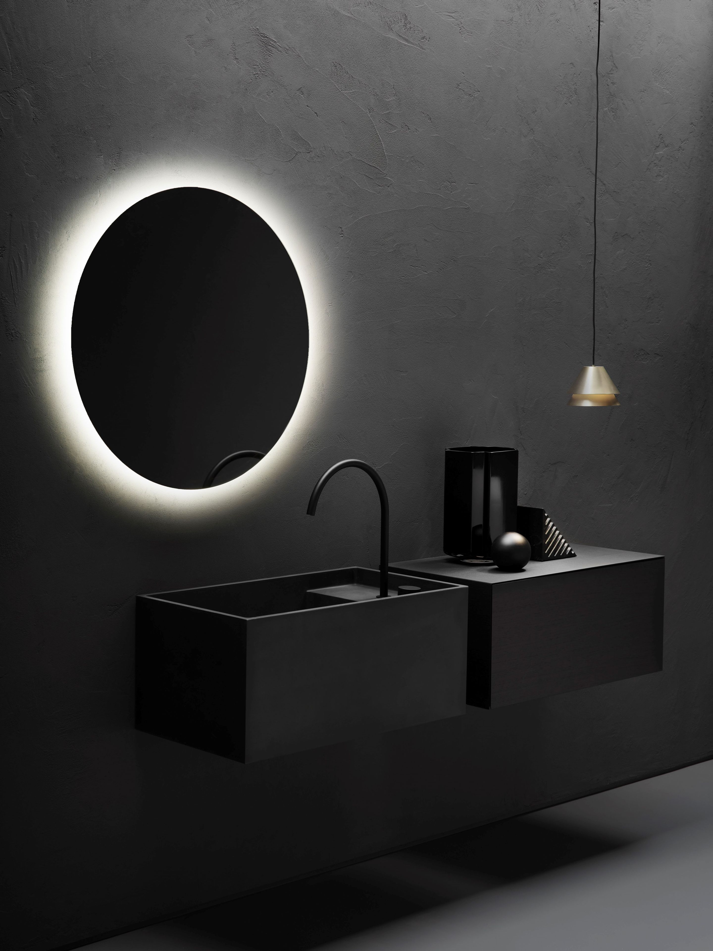 Прямоугольная подвесная раковина из Цементаbasic® Falper Minimum ARCH-00028619 - Вид №4