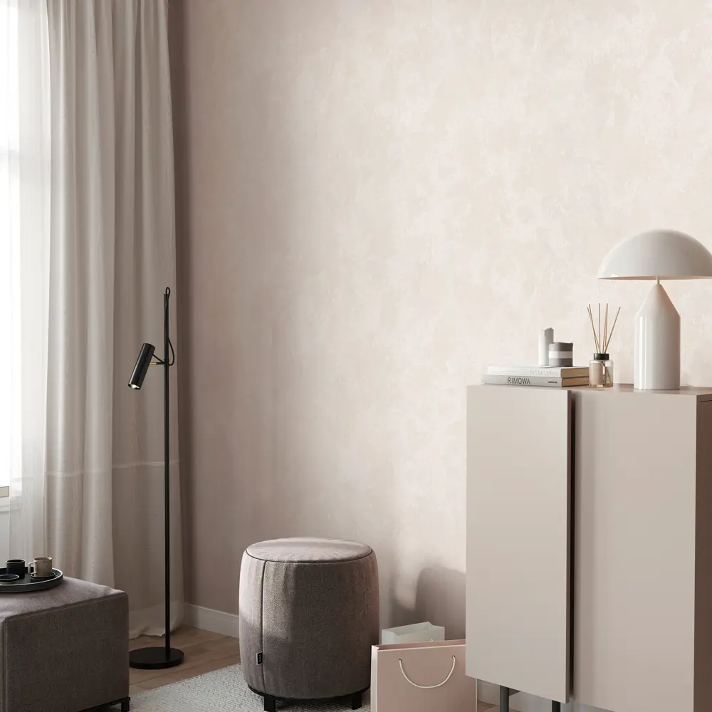 АСПЕКТ РУ Муза - флизелиновые обои бежевые под покраску 87964094 STLM-0076429 - Вид №3