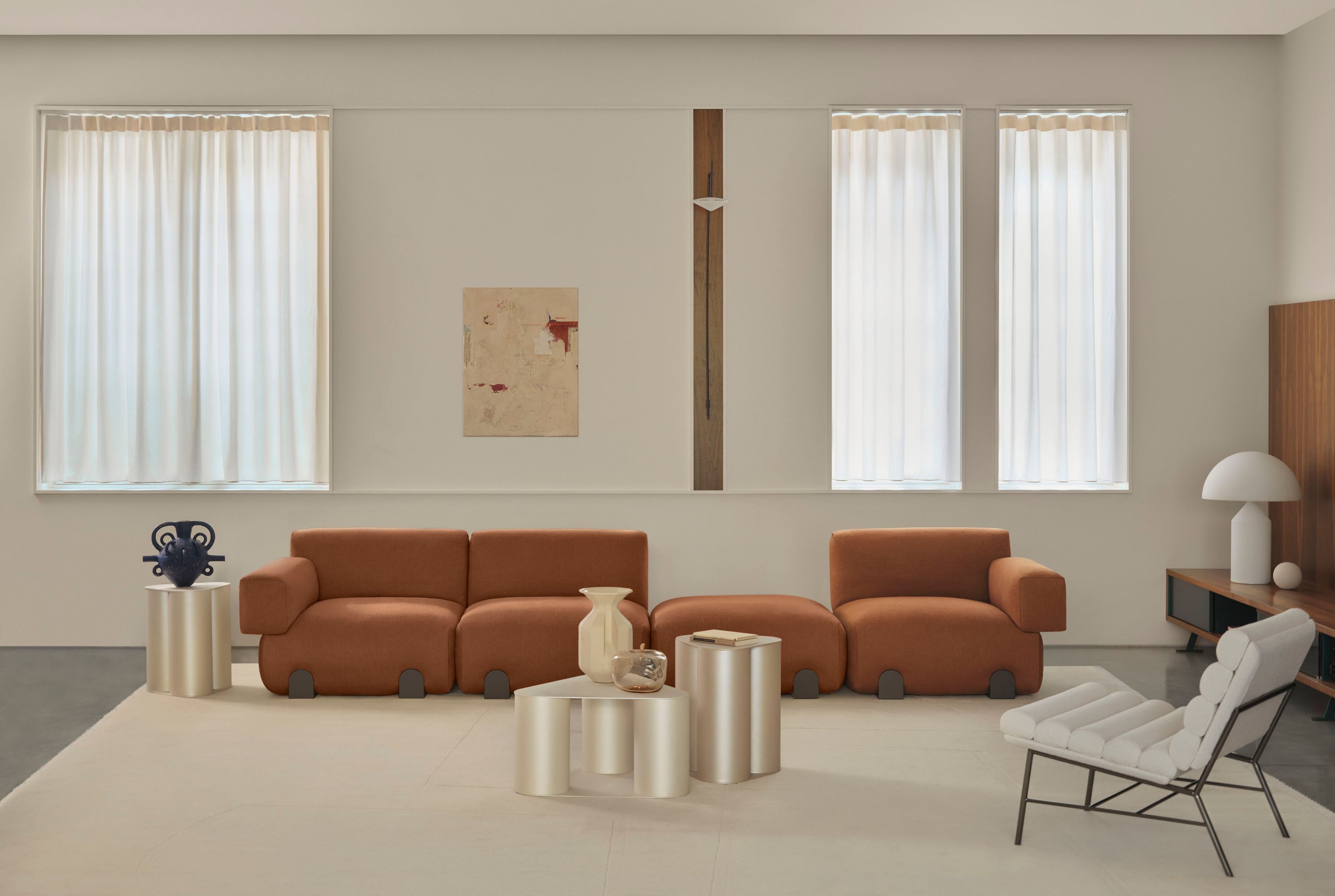 Секционный диван из ткани Saba Italia SIMPOSIO ARCH-00135254 - Вид №16