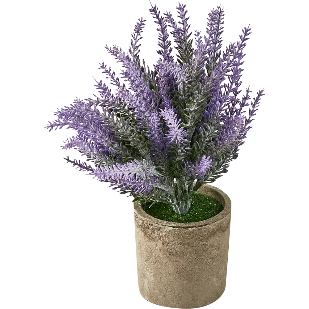 88999725 Искусственное растение Вереск сиреневый пластик 24 см STLM-0831999 Santreyd 