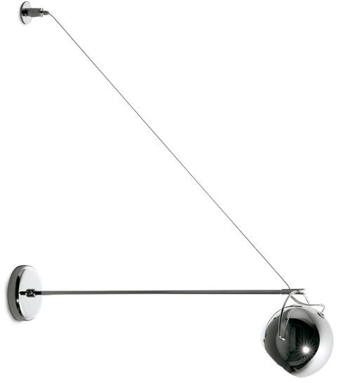 Fabbian Бра с прямым светом Beluga steel sun-id-1476320 - Вид №1