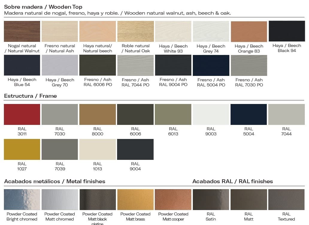 Шестигранный стол из листового металла Vergés Atay ARCH-00021900 - Вид №5