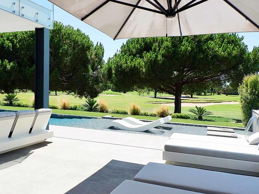 GANSK Низкий квадратный сервировочный стол из стекловолокна Nordic G4009 - Вид №3