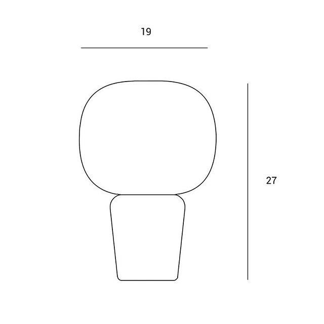 Miloox 1744.36 Настольная лампа с мраморным основанием BOMBO. - Вид №2