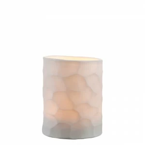 Подсвечник стеклянный белый Fontana S от Eichholtz EICHHOLTZ  246127 Белый