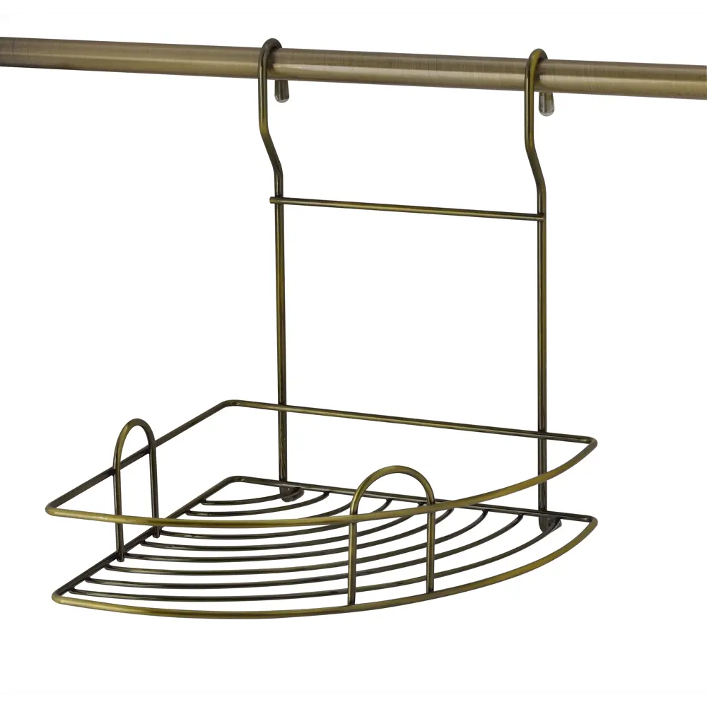 Полка угловая малая Delinia 20.5x20.5x25 см сталь бронза STLM-2001759 - Вид №2