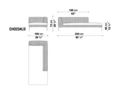 Угловой диван из полипропилена B&B Italia Outdoor Charles ARCH-00151328 - Вид №10