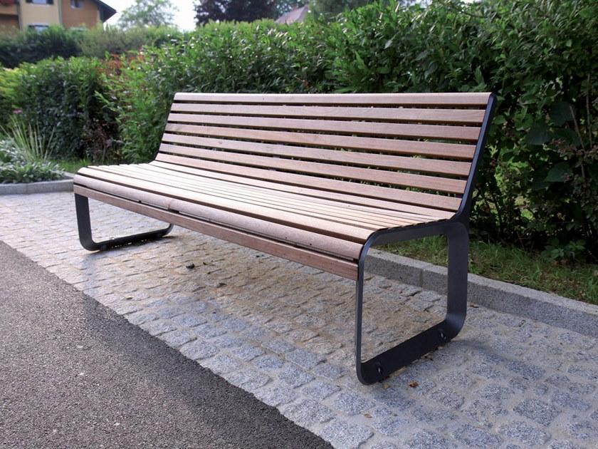 mmcité1 Скамейка из алюминия и дерева Portiqoa sun-id-1455212 - Вид №9