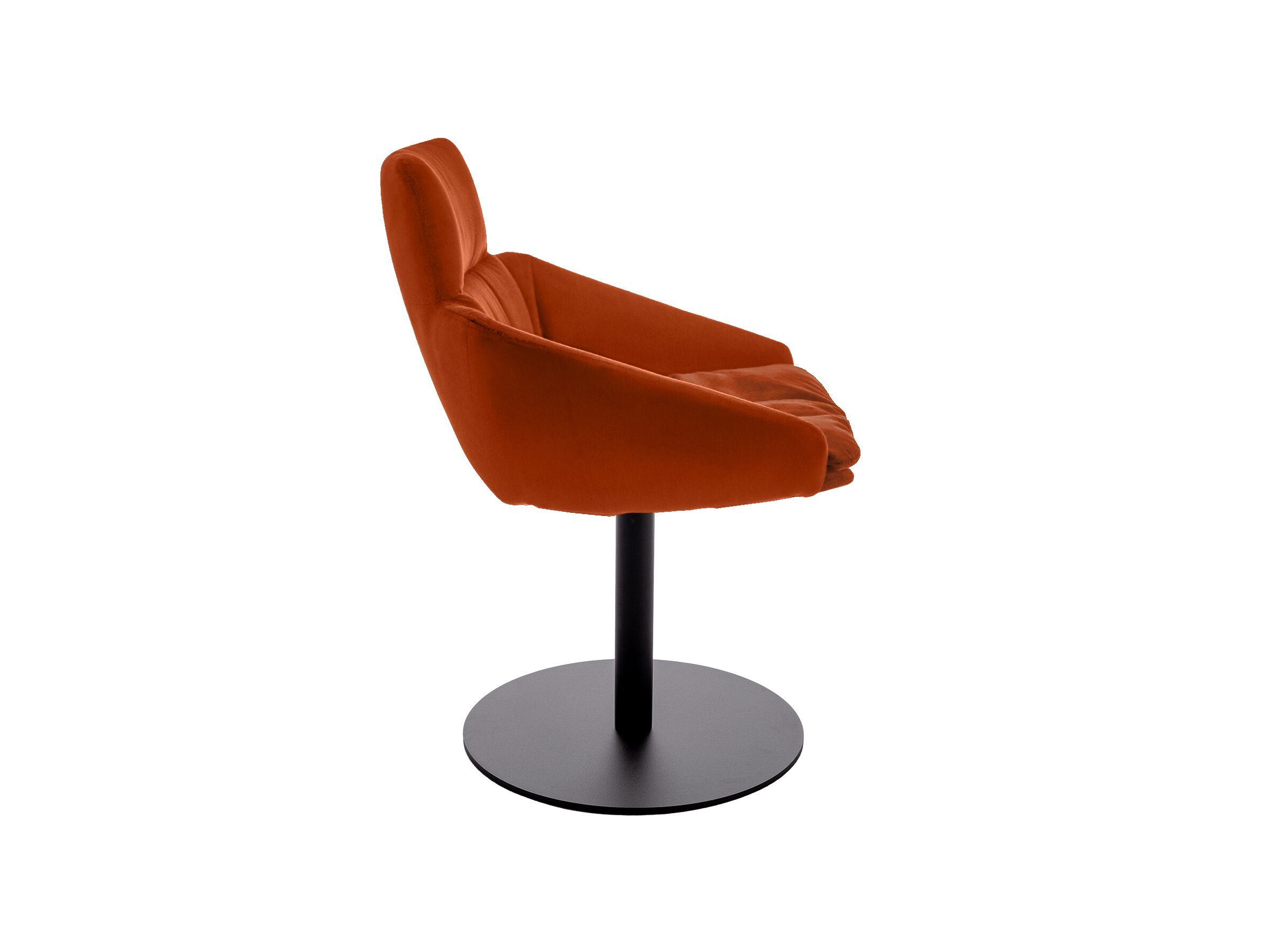 Мягкое вращающееся кресло с низкими подлокотниками KFF Faye ARCH-00013620