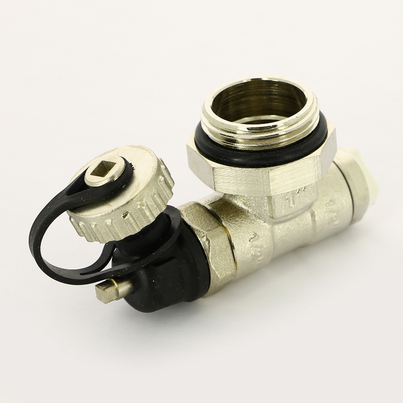 Концевик для коллектора ITAP Н 1" с ручным воздухоотводчиком и сливным клапаном 489M1