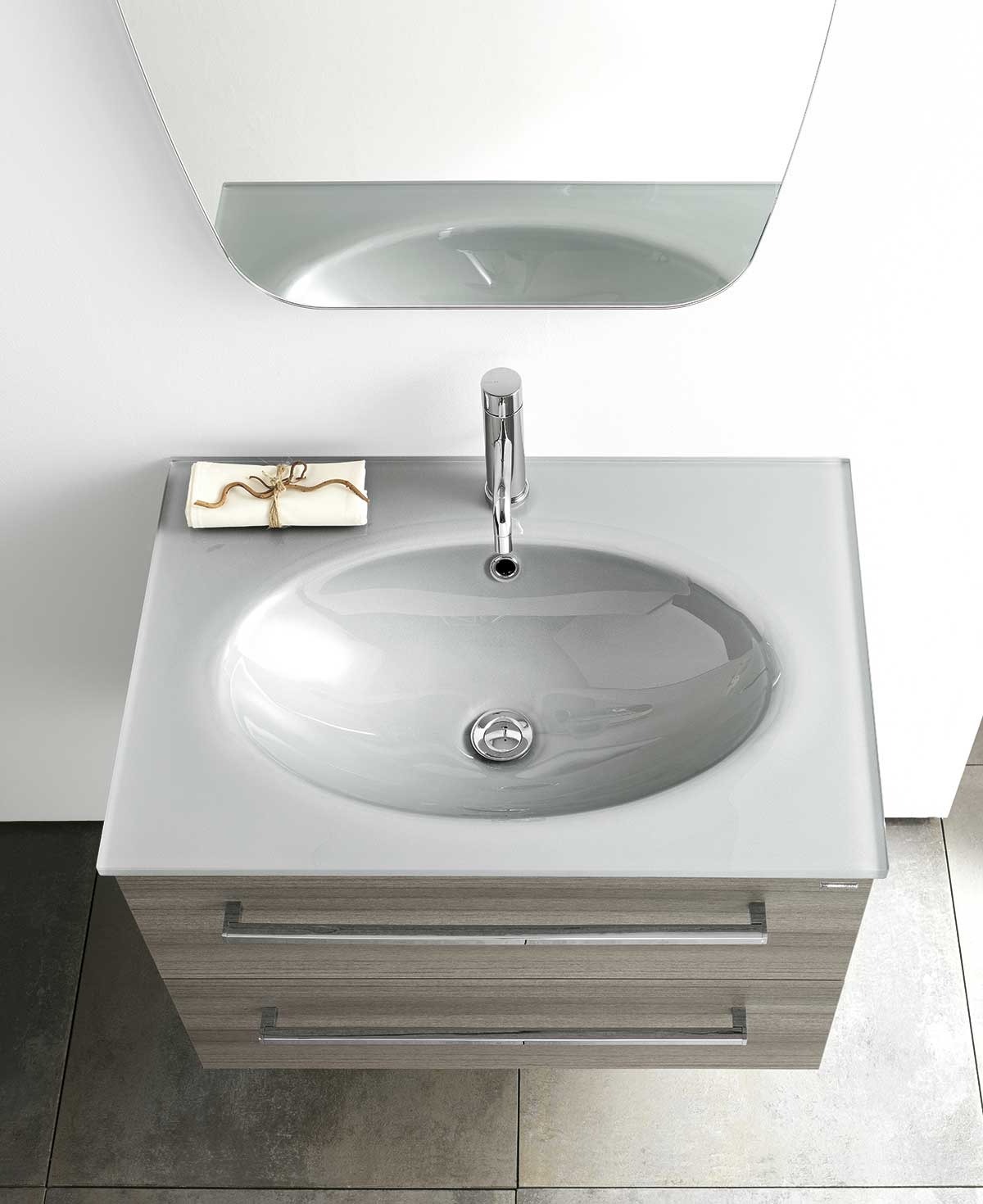 JUST4 Комплект мебели cm 74+30+30 Berloni Bagno 43265 - Вид №3