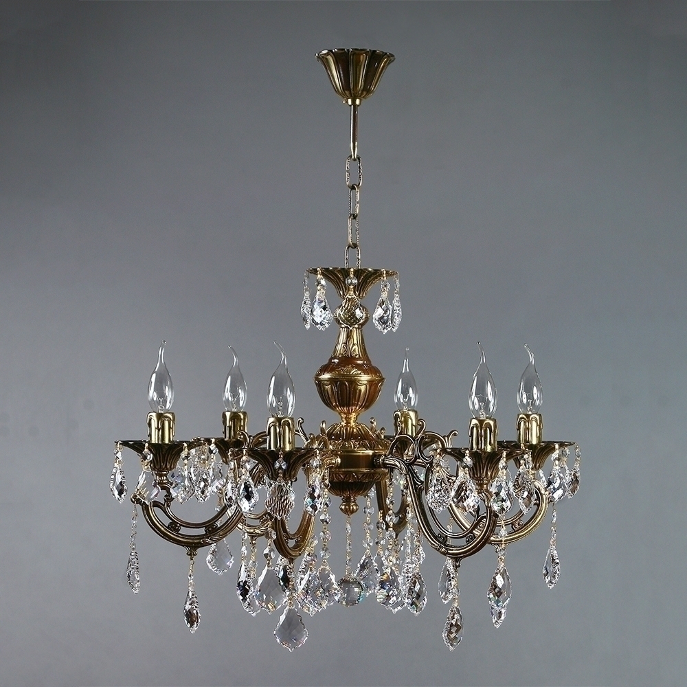 096633 Люстра Ambiente 6L 8818/6 PB New Leaf Mantra Aria