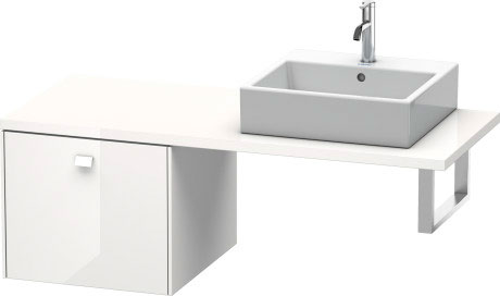 BR513209191 Brioso Шкафчик для консоли Серо-коричневый декор Duravit - Вид №2
