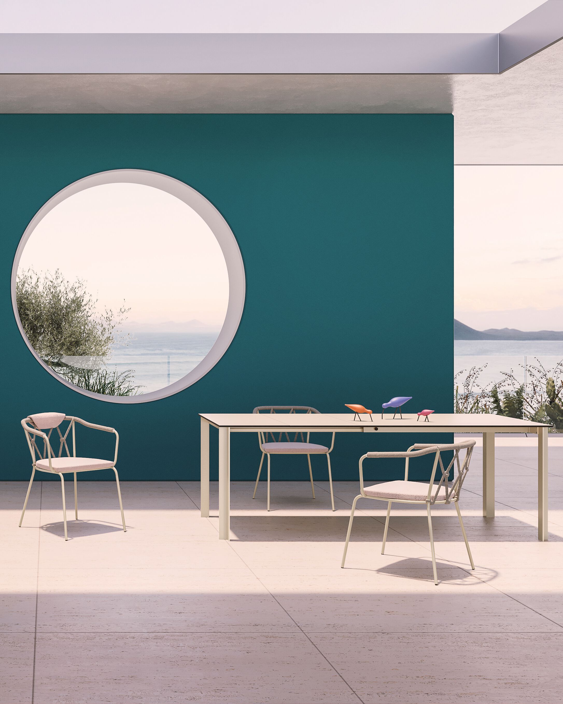 Прямоугольный выдвижной стол с алюминиевой рамой ALMA DESIGN RORI ARCH-00071116 - Вид №12