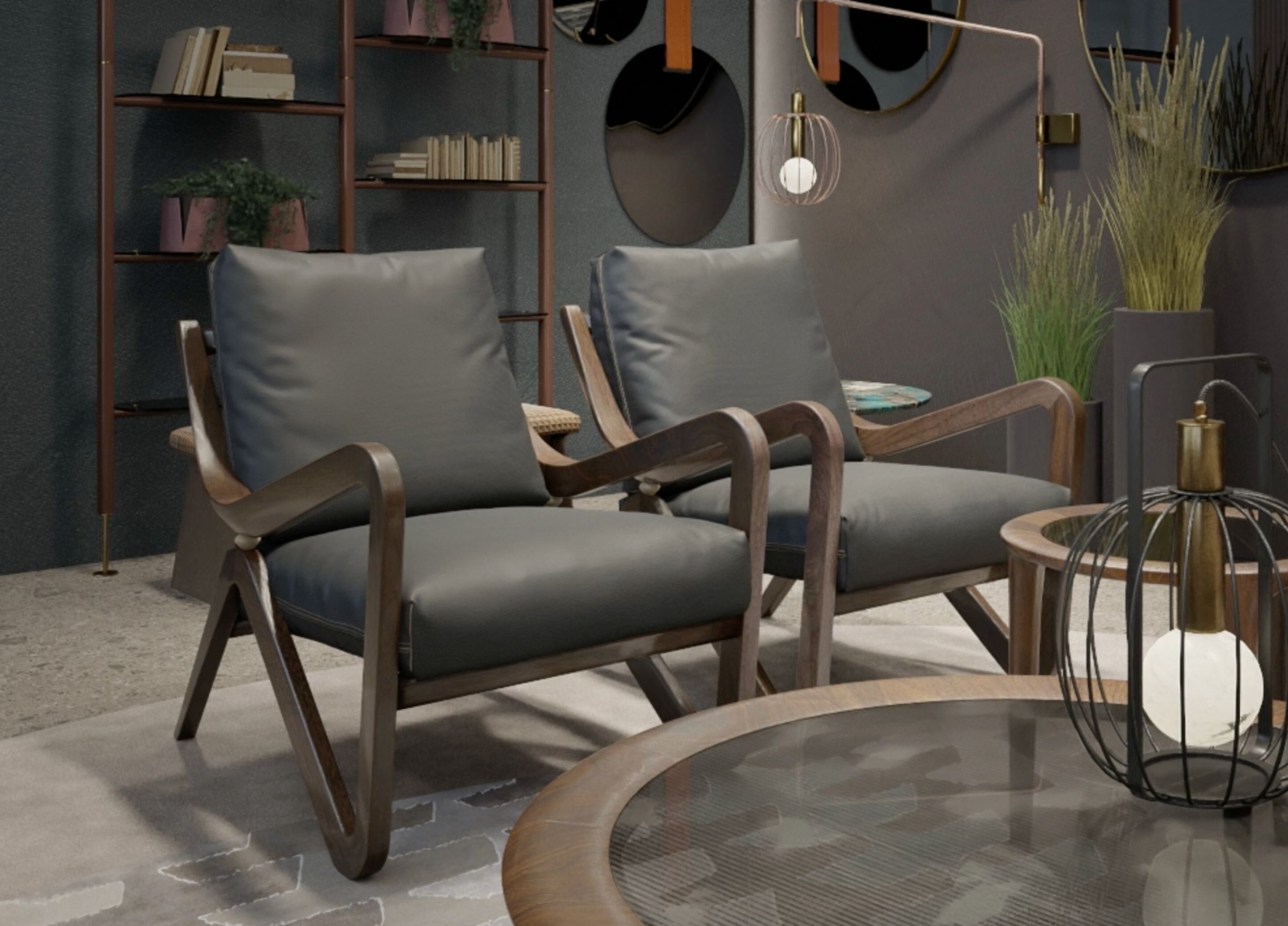 Кожаное кресло с подлокотниками Borzalino TAYLOR ARCH-00028159 - Вид №16