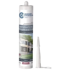 Клей-герметик ИНЖЕНЕР-СТРОИТЕЛЬ для строительных работ 280 мл 89421041