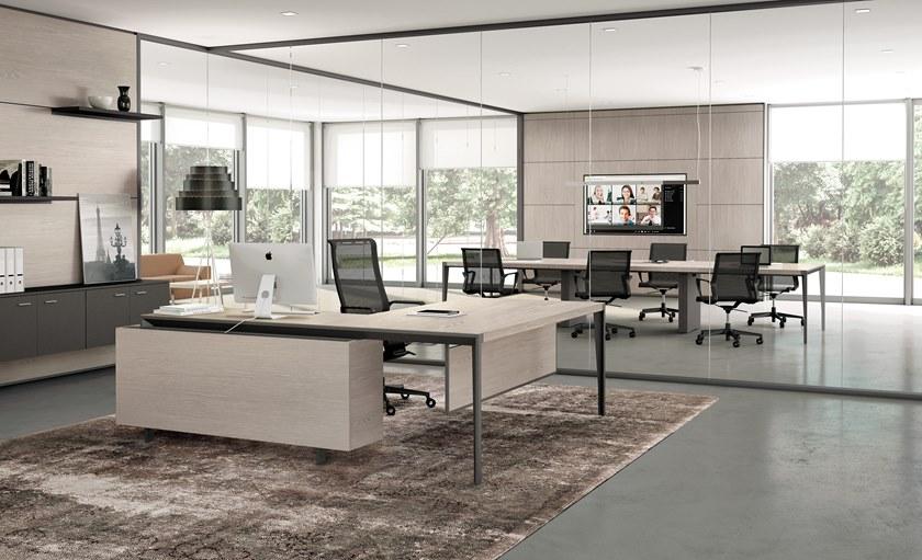 Quadrifoglio Прямоугольный стол для совещаний с системой управления кабелями X9 sun-id-1417697 - Вид №4