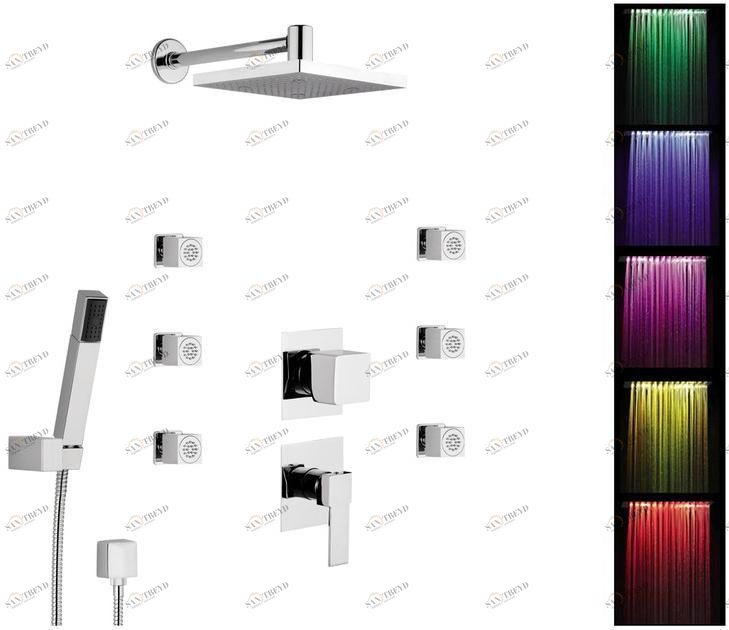 Rubinetterie Mariani Комплект велнес Cromoterapia 17q-l2