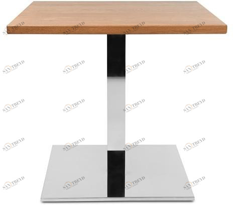 Wagner Квадратный журнальный столик из стали и дерева W-table sun-id-1411740