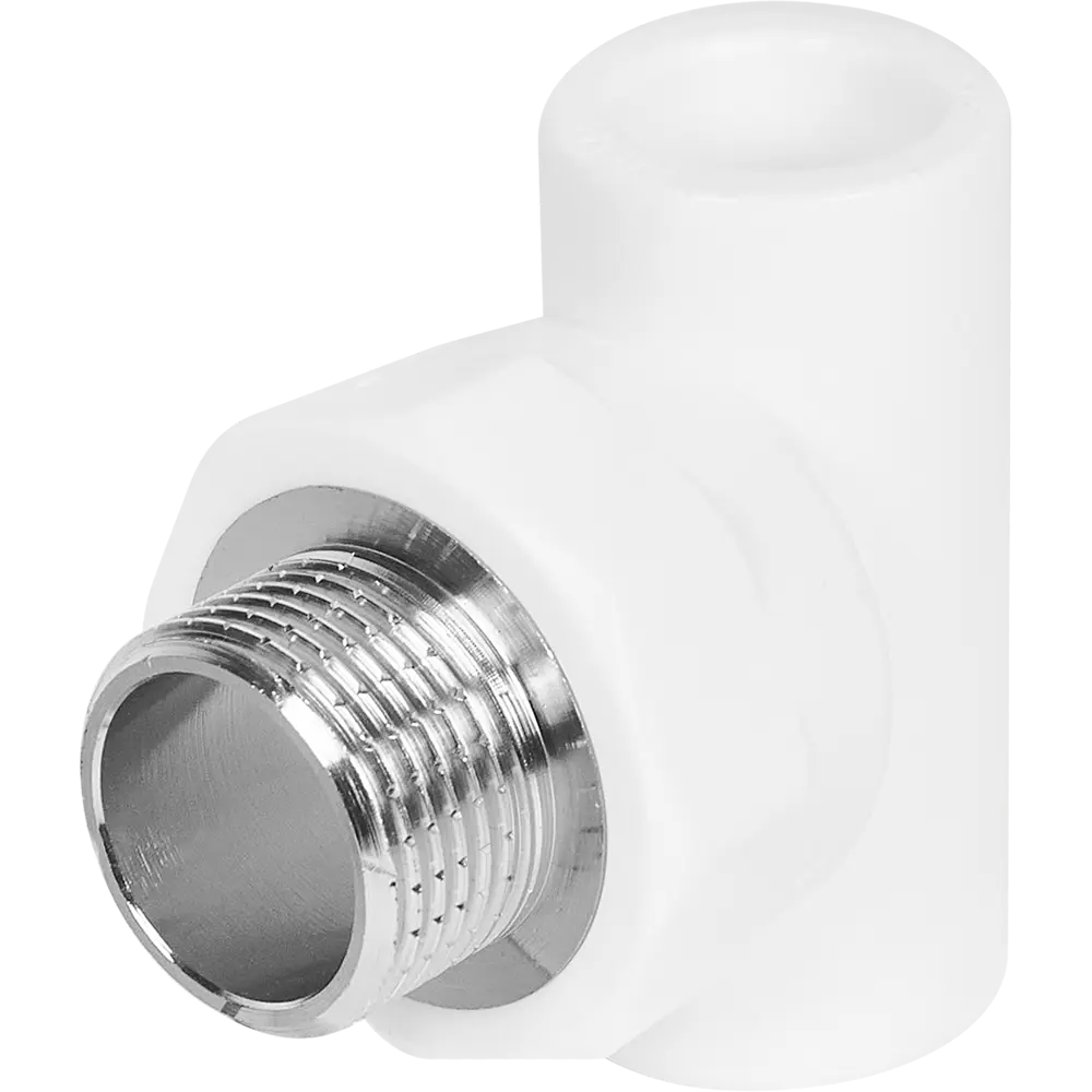 Тройник Valtec для водопровода 20×3/4×20 мм с наружной резьбой 84388976 STLM-0048945