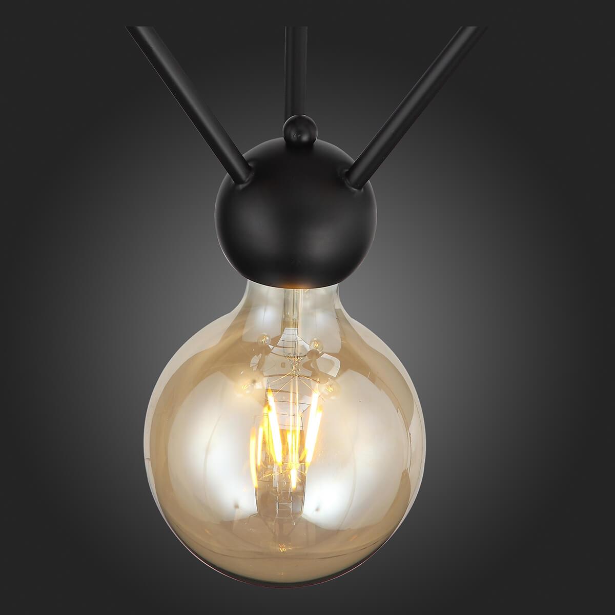 Люстра подвесная черная 4 лампы ST Luce Tavere SL412.403.04 ST LUCE TAVERE 00-3834397 Черный  - Вид №2