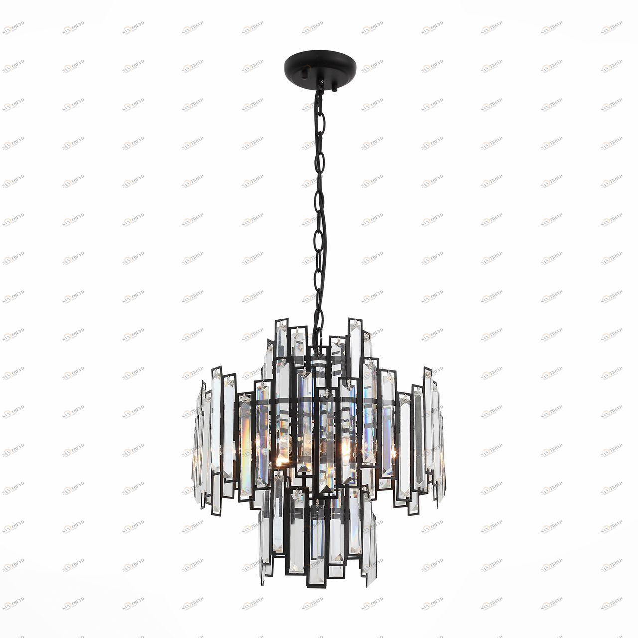 Подвесная люстра ST Luce Chiarezza SL665.443.06 ST LUCE ДИЗАЙНЕРСКИЕ, CHIAREZZA 109244 Черный 