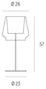 millelumen Настольная лампа из алюминия и стекла Aleve sun-id-1403579 - Вид №5