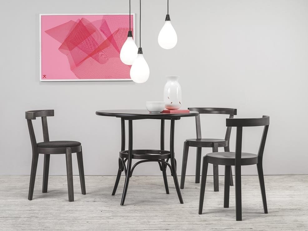 Деревянный стул с мягким сиденьем TON Пунтон ARCH-00090531 - Вид №2