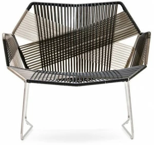 Moroso Кресло с подлокотниками из плетеной технополимерной проволоки Tropicalia