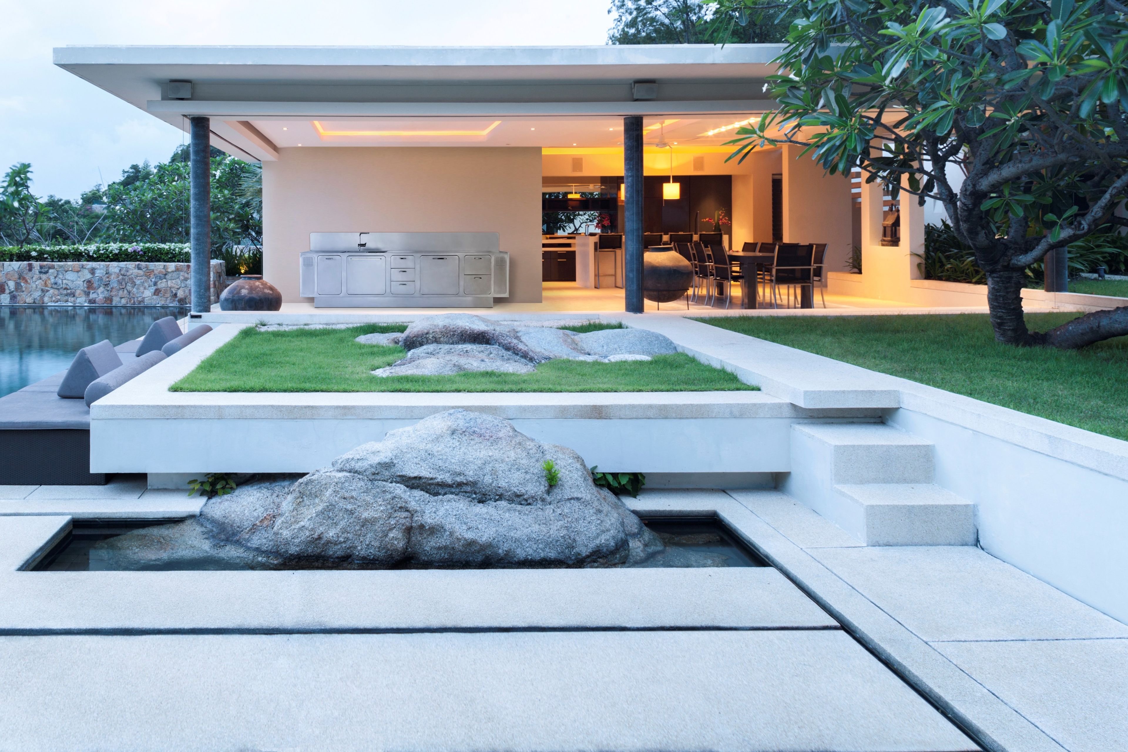 Наружная кухня из нержавеющей стали ABIMIS ARCH-00111582 - Вид №1