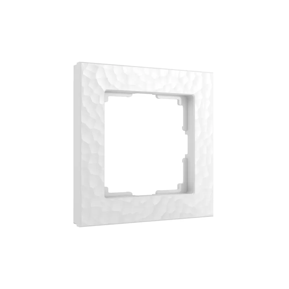 Рамка для розеток и выключателей Werkel Hammer W0012401 1 пост цвет белый STLM-2036783 - Вид №1