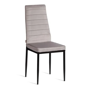 92008861 Стул Tetchair Easy 51х96х41 см текстиль цвет светло-серый STLM-1357452