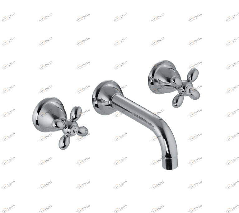 F5001L/5 Смеситель для раковины на 3 отверстия настенный FIMA CARLO FRATTINI Olivia 