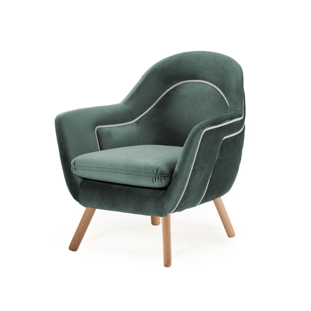 Тканевое кресло с подлокотниками Mambo Unlimited Ideas ARCH-00130513 - Вид №2