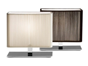 Настольная лампа ручной работы из шелка