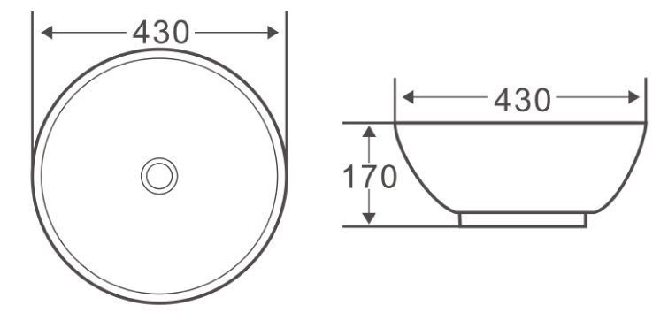 BB1077 Накладная раковина на столешницу  овальная BELBAGNO  - Вид №1