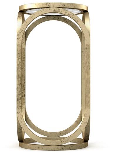 Prieto Studio Высокий стол из железа и мрамора  Cre004  - Вид №2