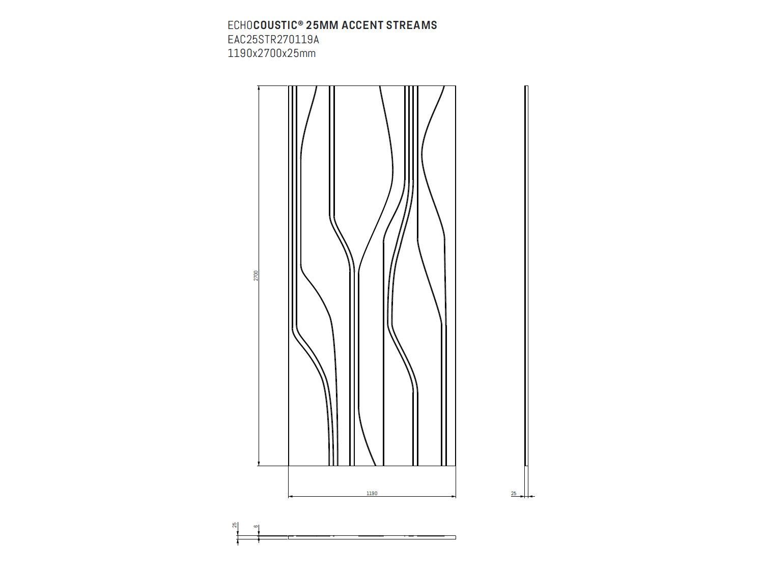 ПЭТ акустическая панель ECHOJAZZ ECHOCOUSTIC® ACCENT ARCH-00010940 - Вид №6