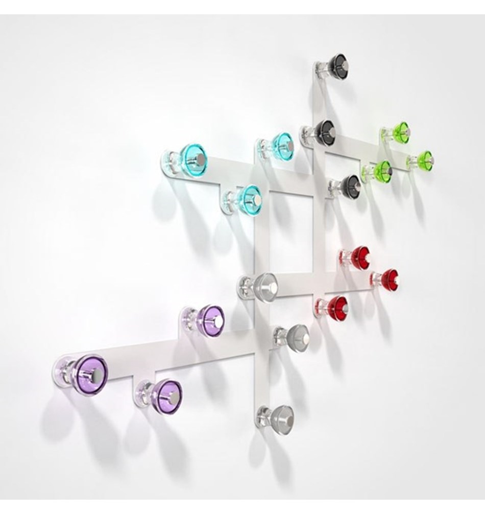 FROST BLOSSOM декоративная тарелка » белый Алюминий Белый B1000-W  - Вид №4