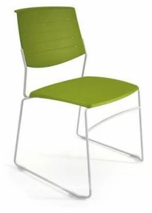 Ares Line Штабелируемый пластиковый стул с санками Zero9 family