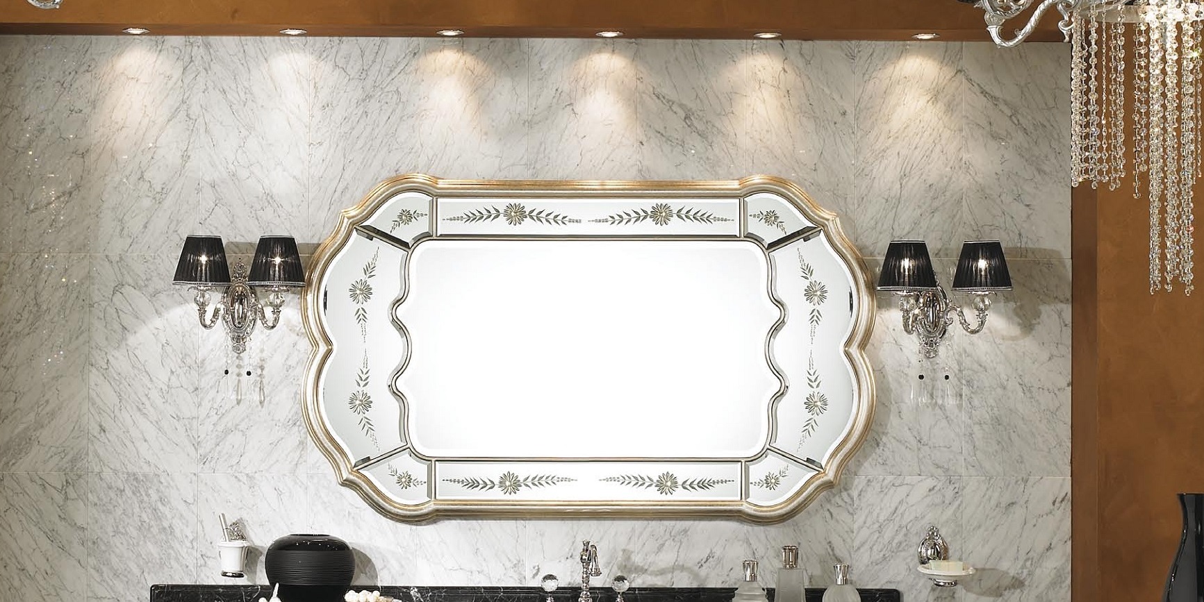 Комплект мебели для ванной 13/1 LINEATRE Gold Componibile 131 - Вид №3