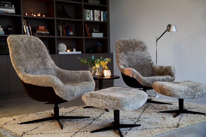 Sits Кожаное кресло с 4 спицами и подлокотниками Birds sun-id-1409759 - Вид №6