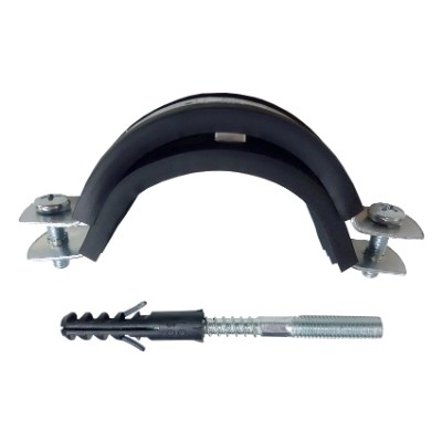 RH.03 Хомут с резиновым уплотнением в комплекте со шпилькой Valtec 3/8", 15–19 мм  - Вид №1