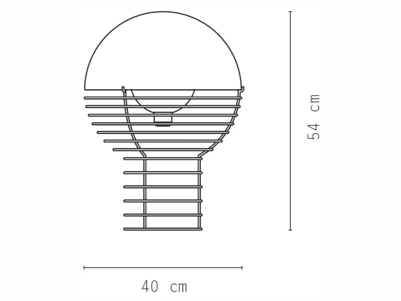 Стальная настольная лампа VERPAN ARCH-00099208 - Вид №7